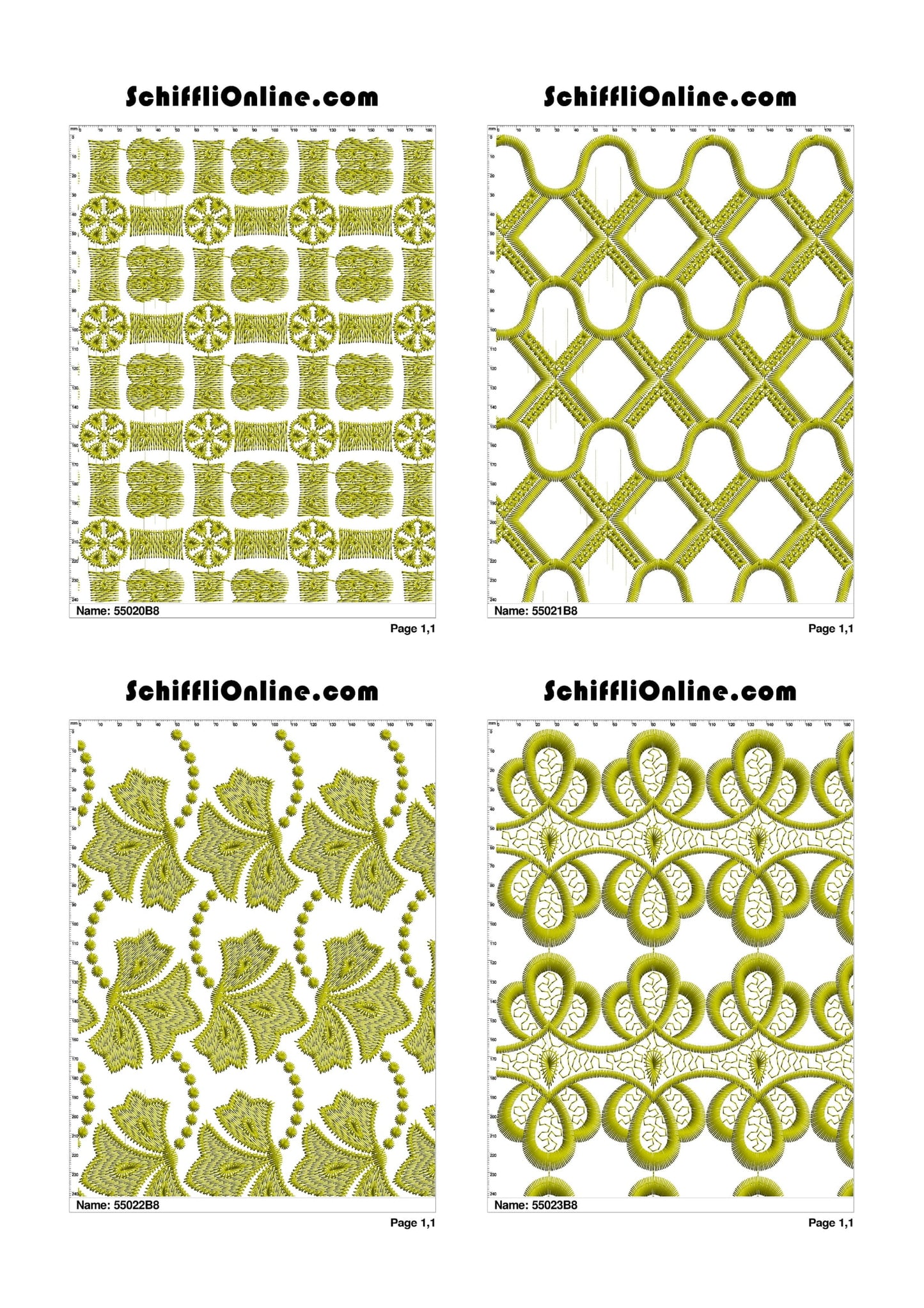 ALLOVER BORER 8X4 VOL 2 - 500 DESIGNS