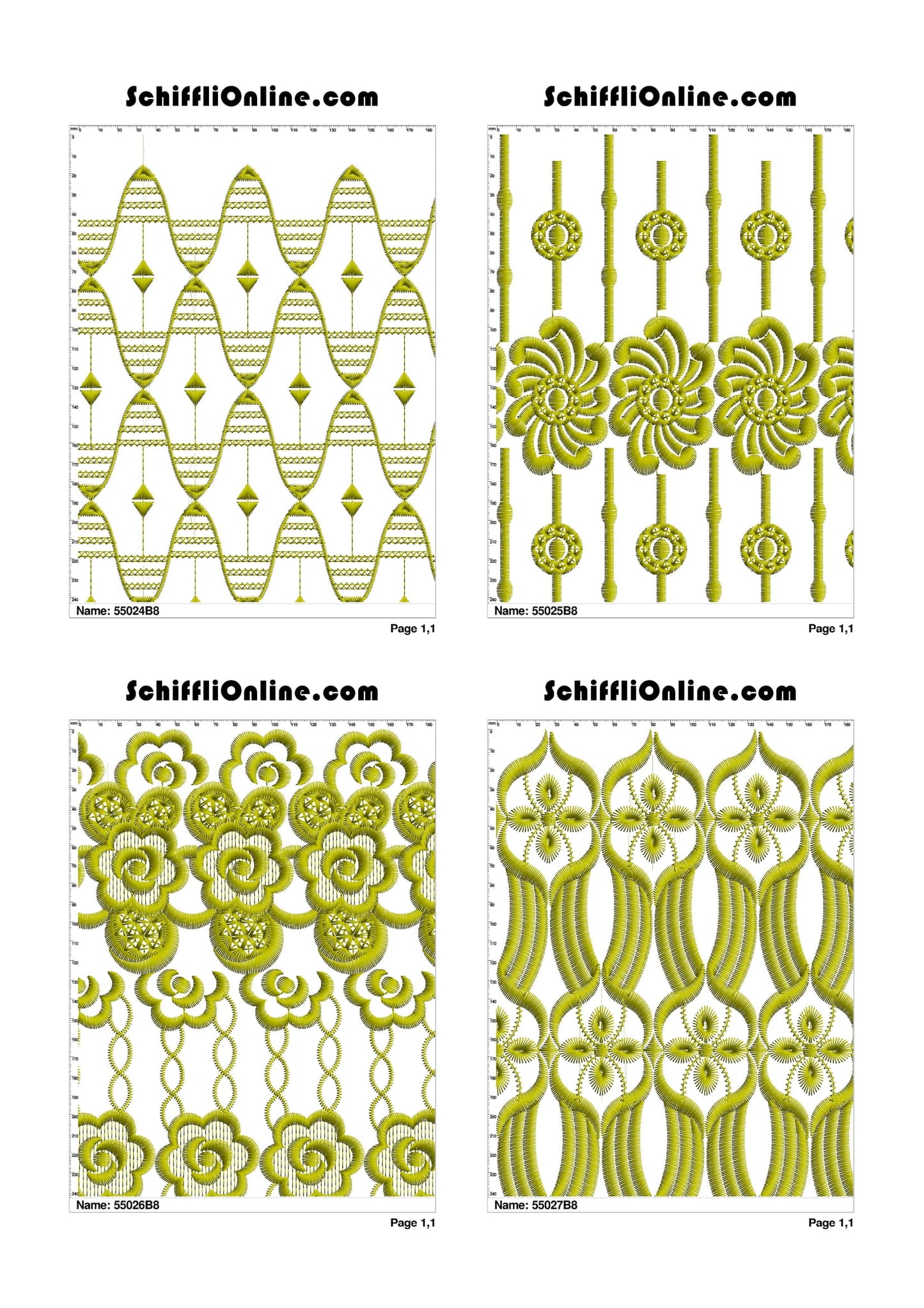 ALLOVER BORER 8X4 VOL 2 - 500 DESIGNS