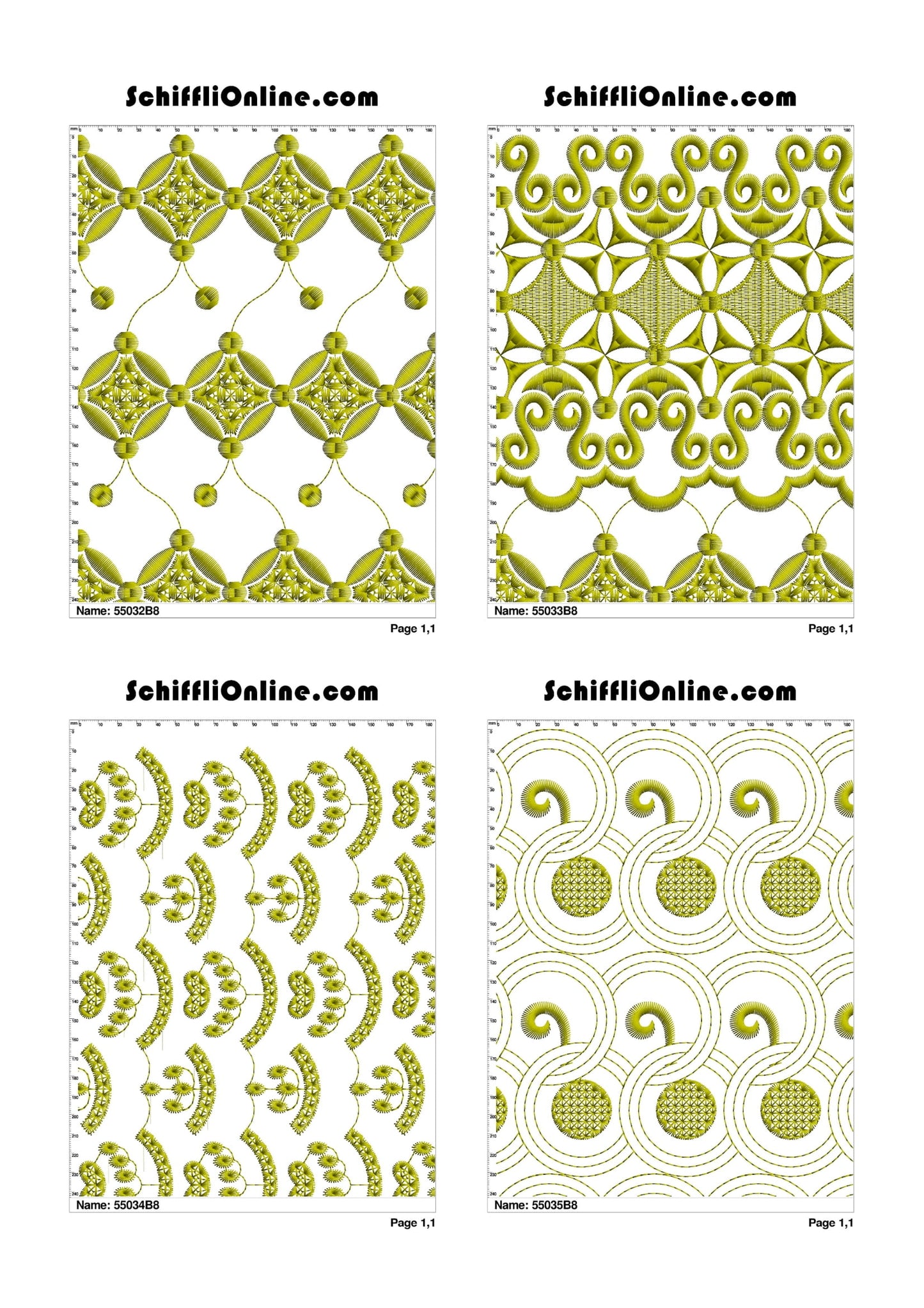 ALLOVER BORER 8X4 VOL 2 - 500 DESIGNS