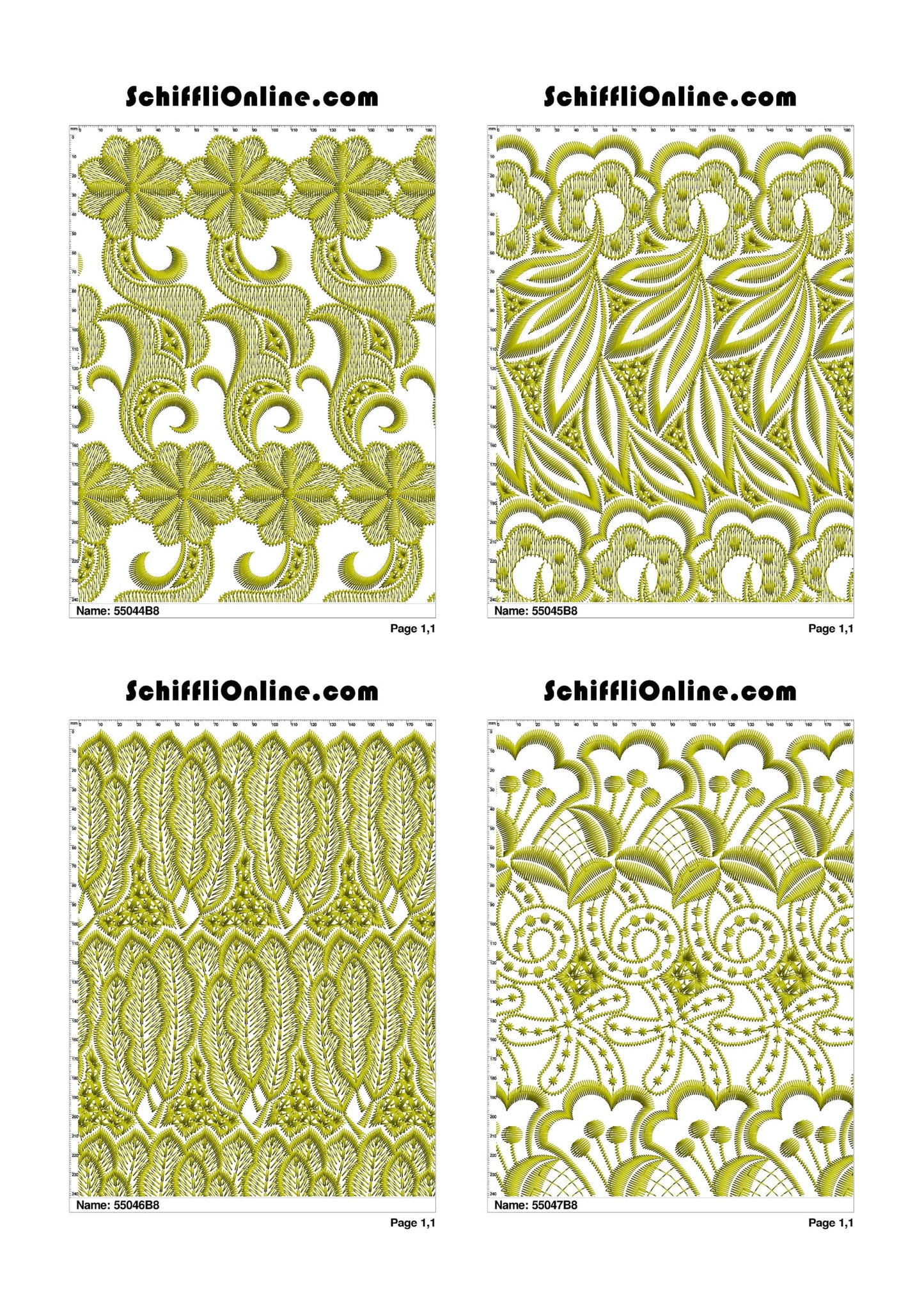 ALLOVER BORER 8X4 VOL 2 - 500 DESIGNS